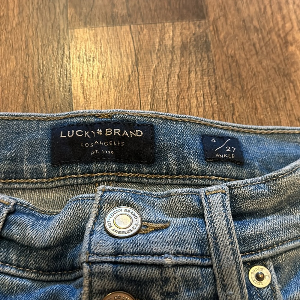 Lucky Brand High Rise Skinny Bridgette sz 4 - Picture 3 of 10